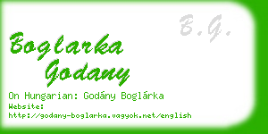 boglarka godany business card